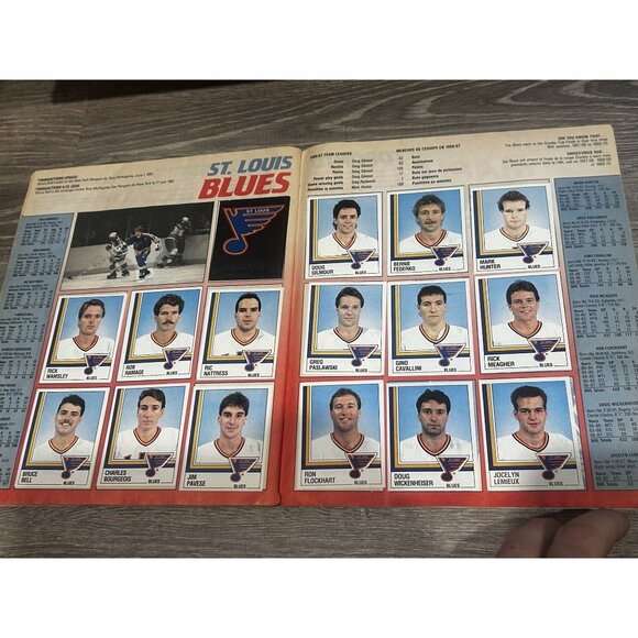 Hockey '87 Sticker Album Panini NHL Yearbook Paperback - Picture 8 of 12